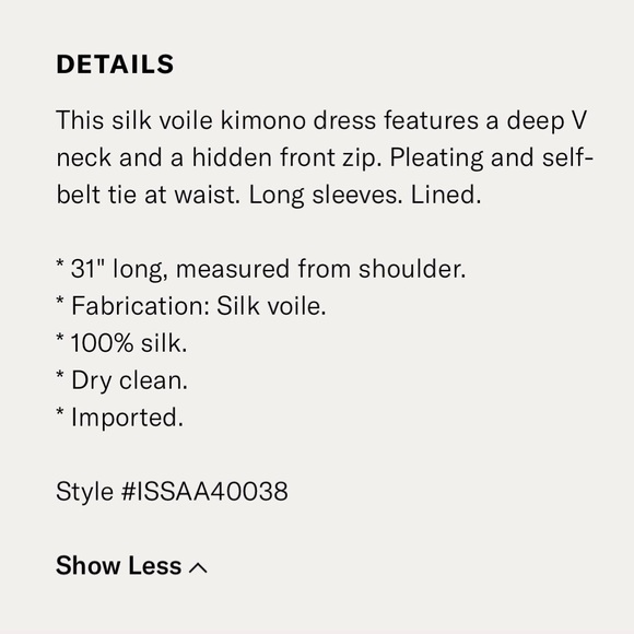 Issa London Silk Kimono Dress - Picture 7 of 8